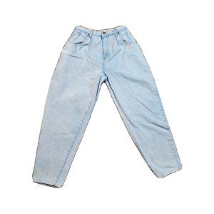 Vintage BRITTANIA  90s High Rise tapered Gray Stone Wash Women’ Jeans 12 X 27”